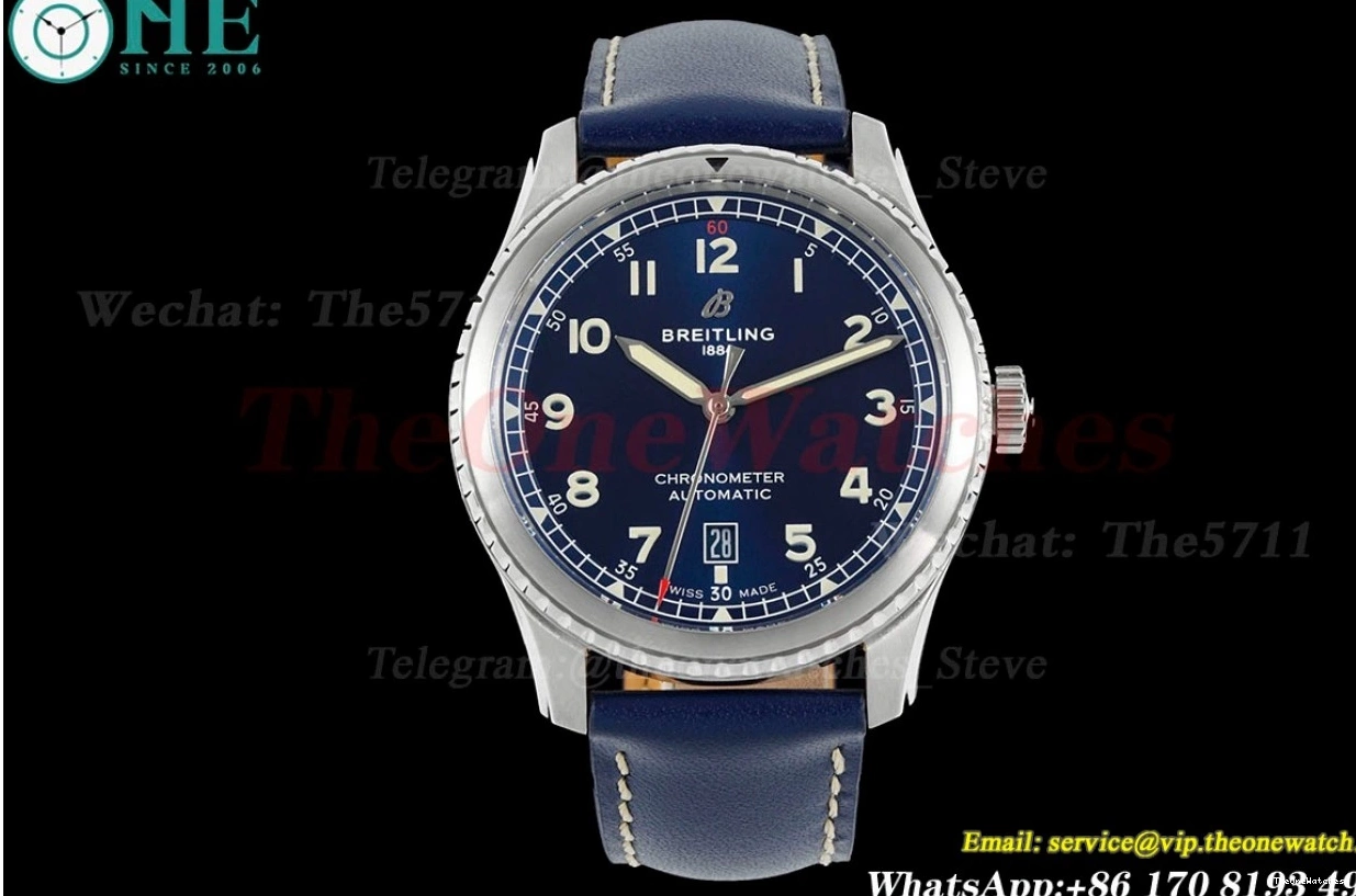 A2824 SS LE Aviator TF Blue 41mm 8 Dial 0214
